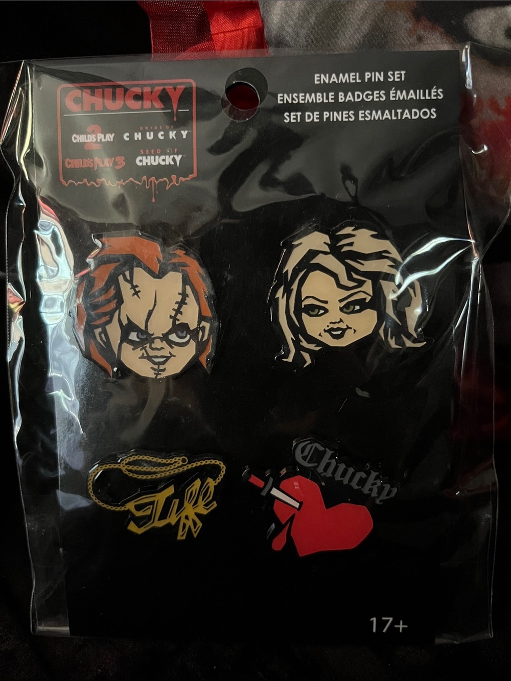 Chucky Enamel Pin Set